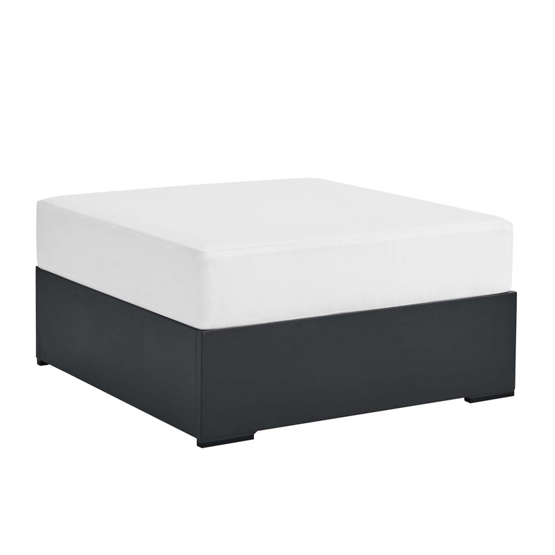 Modway Tahoe Metal Outdoor Ottoman "& Reviews" | Wayfair